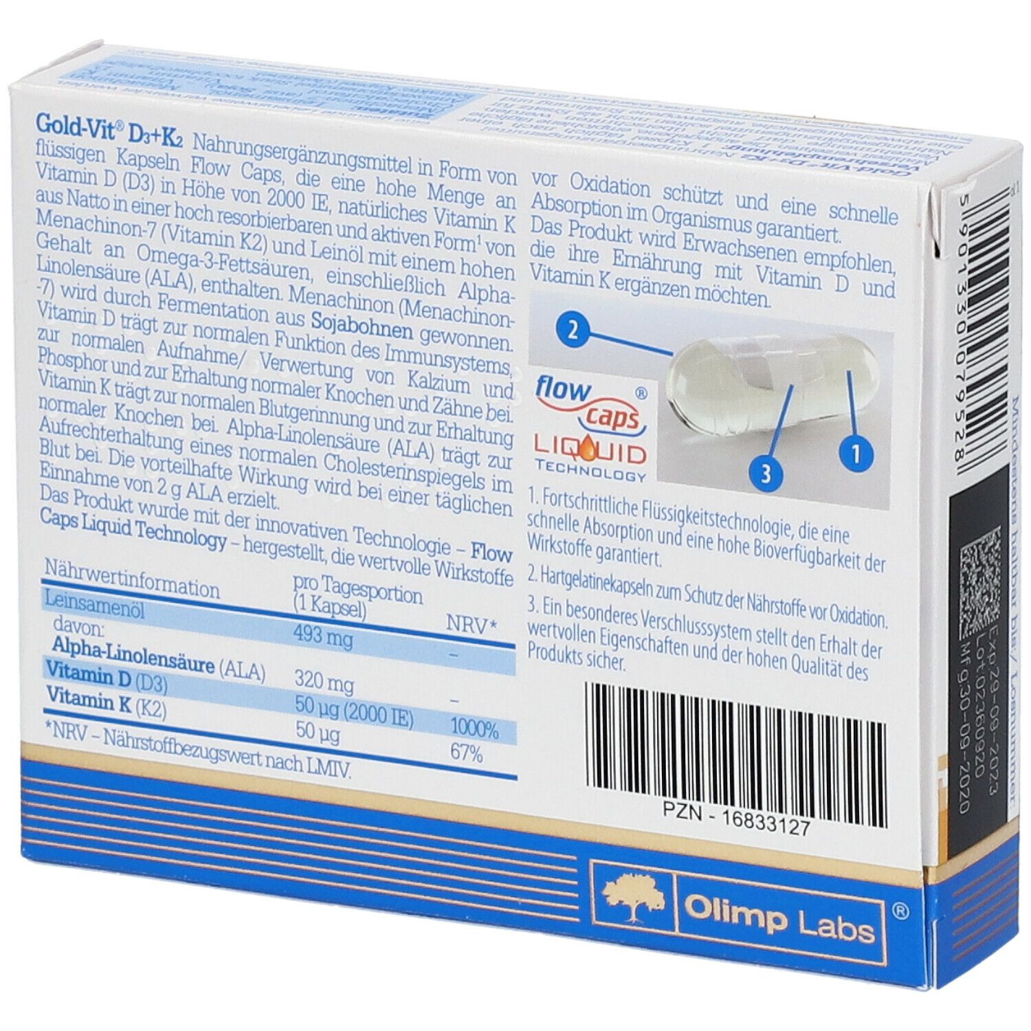 Olimp Gold-Vit® D3+K2