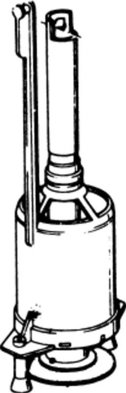 Wisa - Toebehoren - Spoelreservoir - Type Uitstroommechanisme