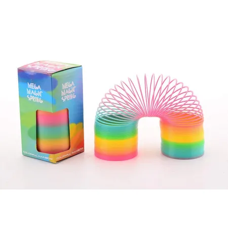 Johntoy Colorful Rainbow Mega Magic Spring, regenbogenfarbig