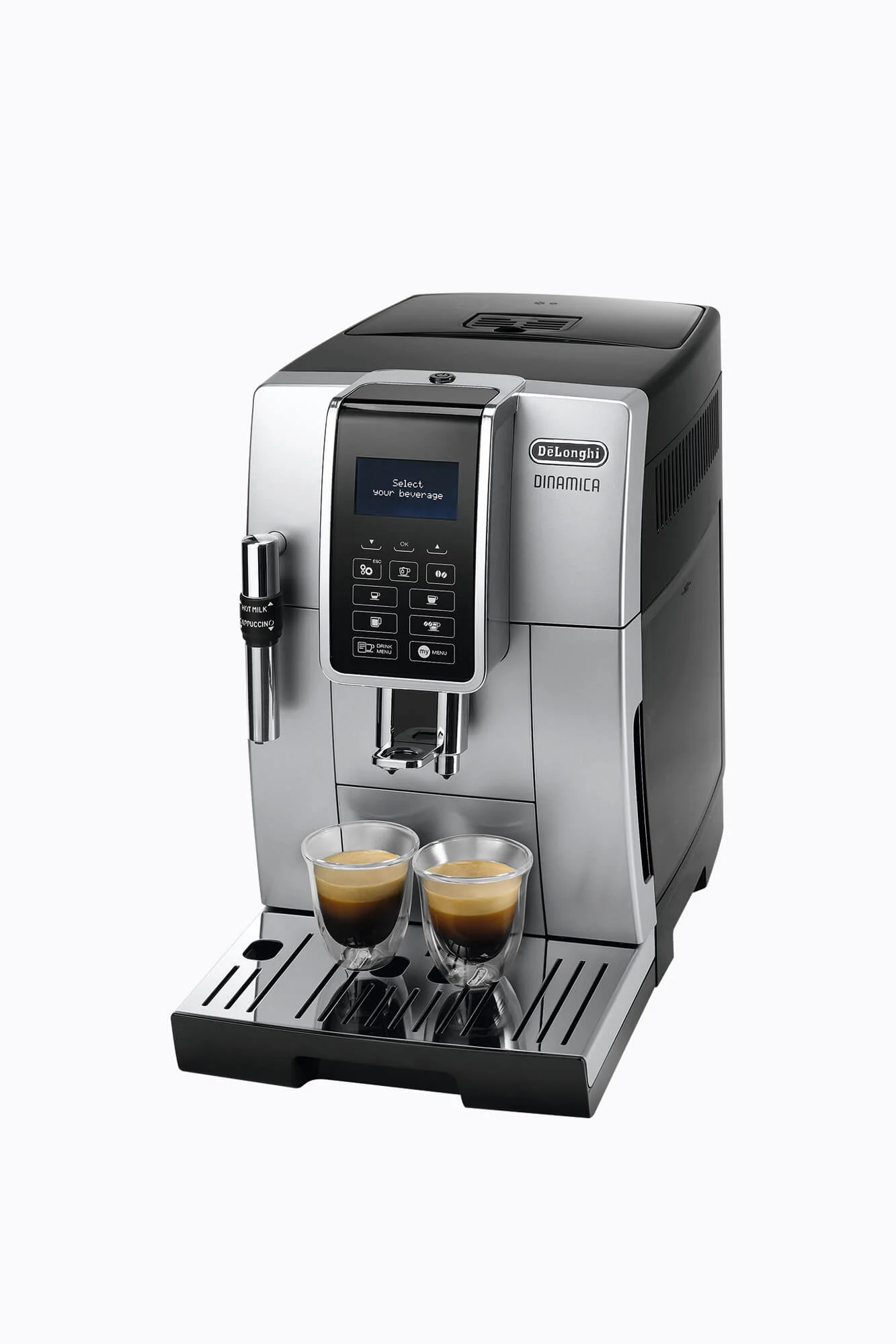 DeLonghi Dinamica ECAM 350.35.SB Kaffeevollautomat silber/schwarz