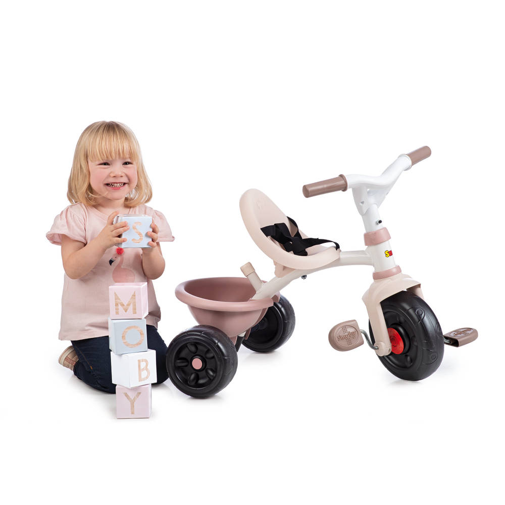 Smoby Be Fun driewieler - zachtroze