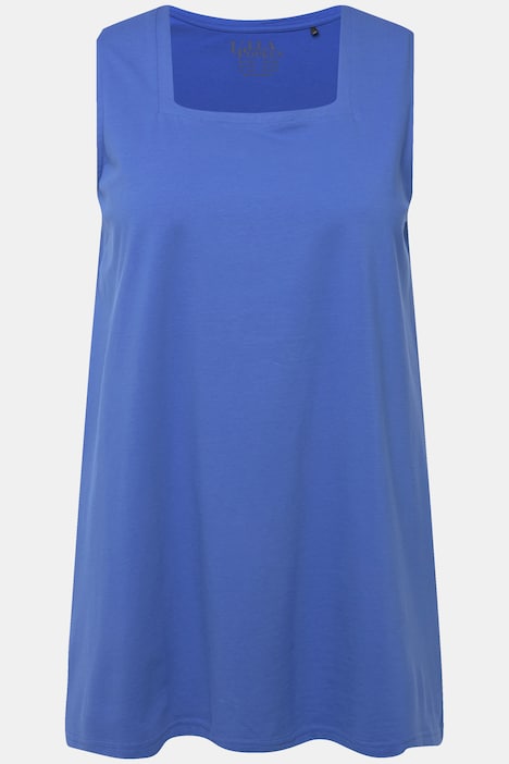 Longtop, Classic Fit, Carree-Ausschnitt, ärmellos
