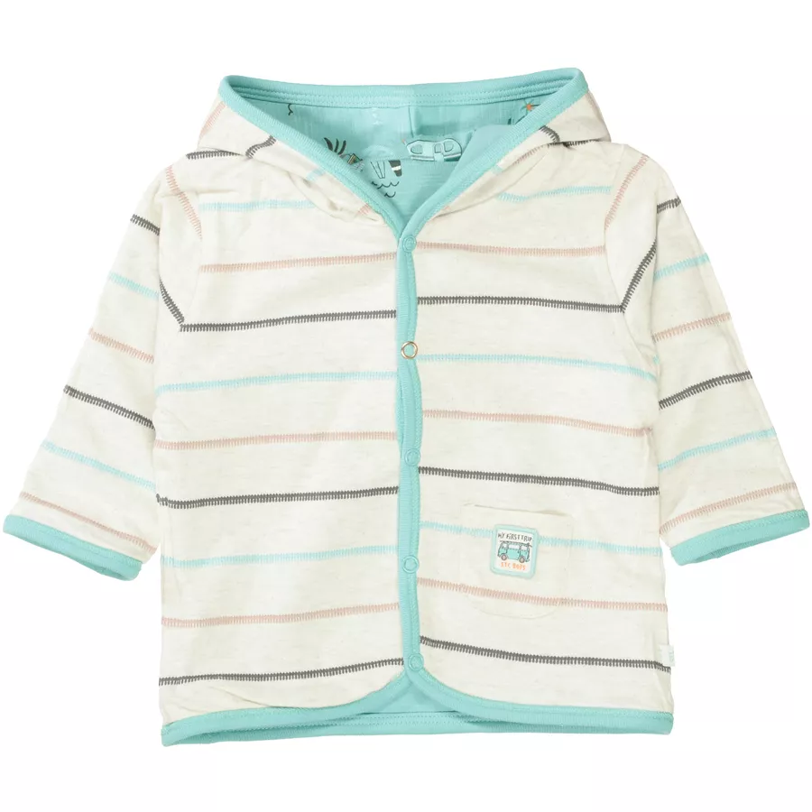 STACCATO Wendejacke water blue gemustert