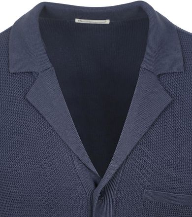 KnowledgeCotton Apparel Knitted Top Donkerblauw 1080055-1226 kopen
