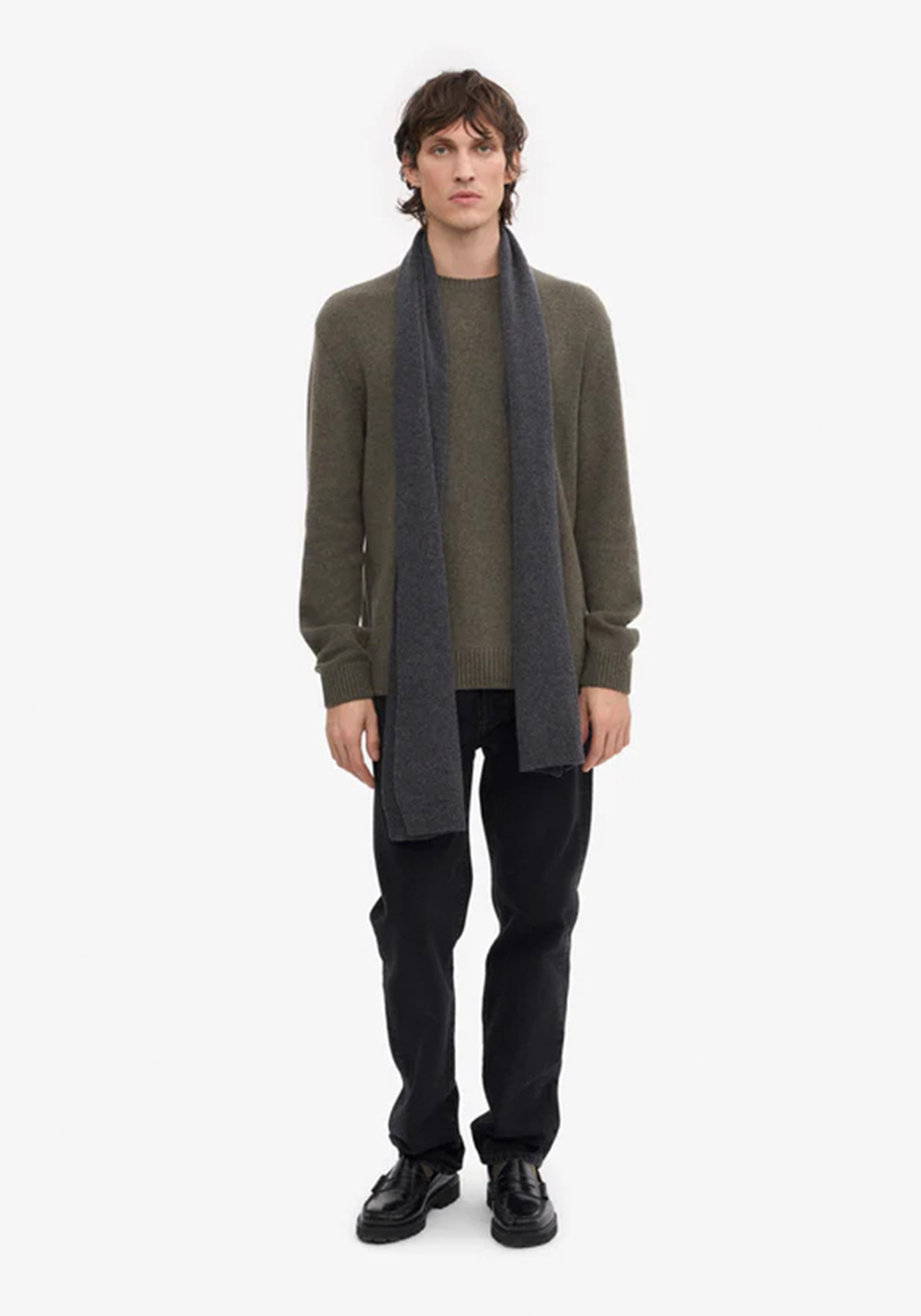 Colorful Standard Merino-Wollschal Lava Grey