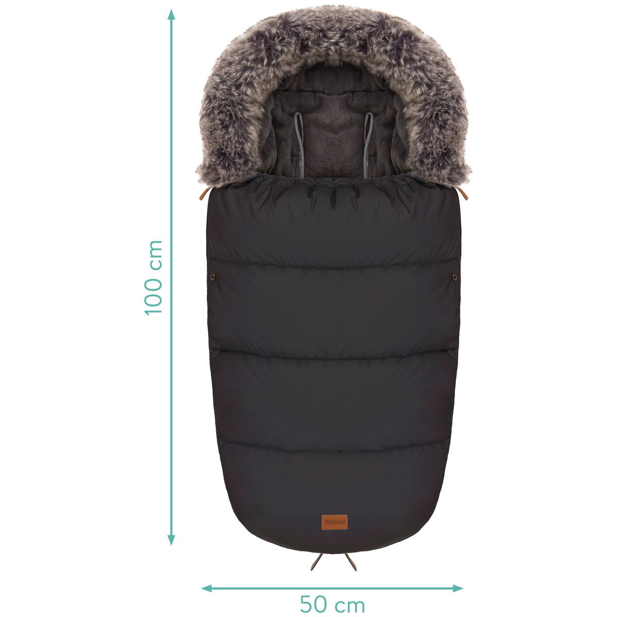 fillikidfillikid   Fusssack Manaslu Reflect schwarz