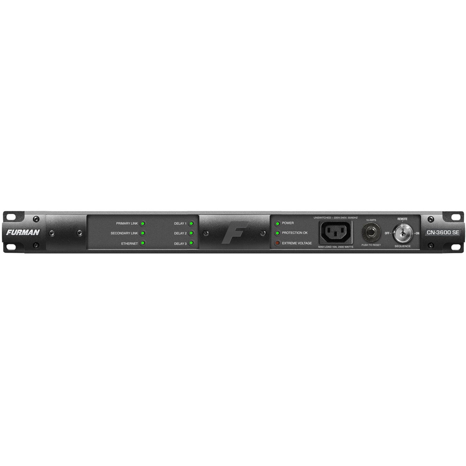 Furman CN-3600 SE SmartSequencing Power Conditioner 16A, 230V stroombewaker & bediening