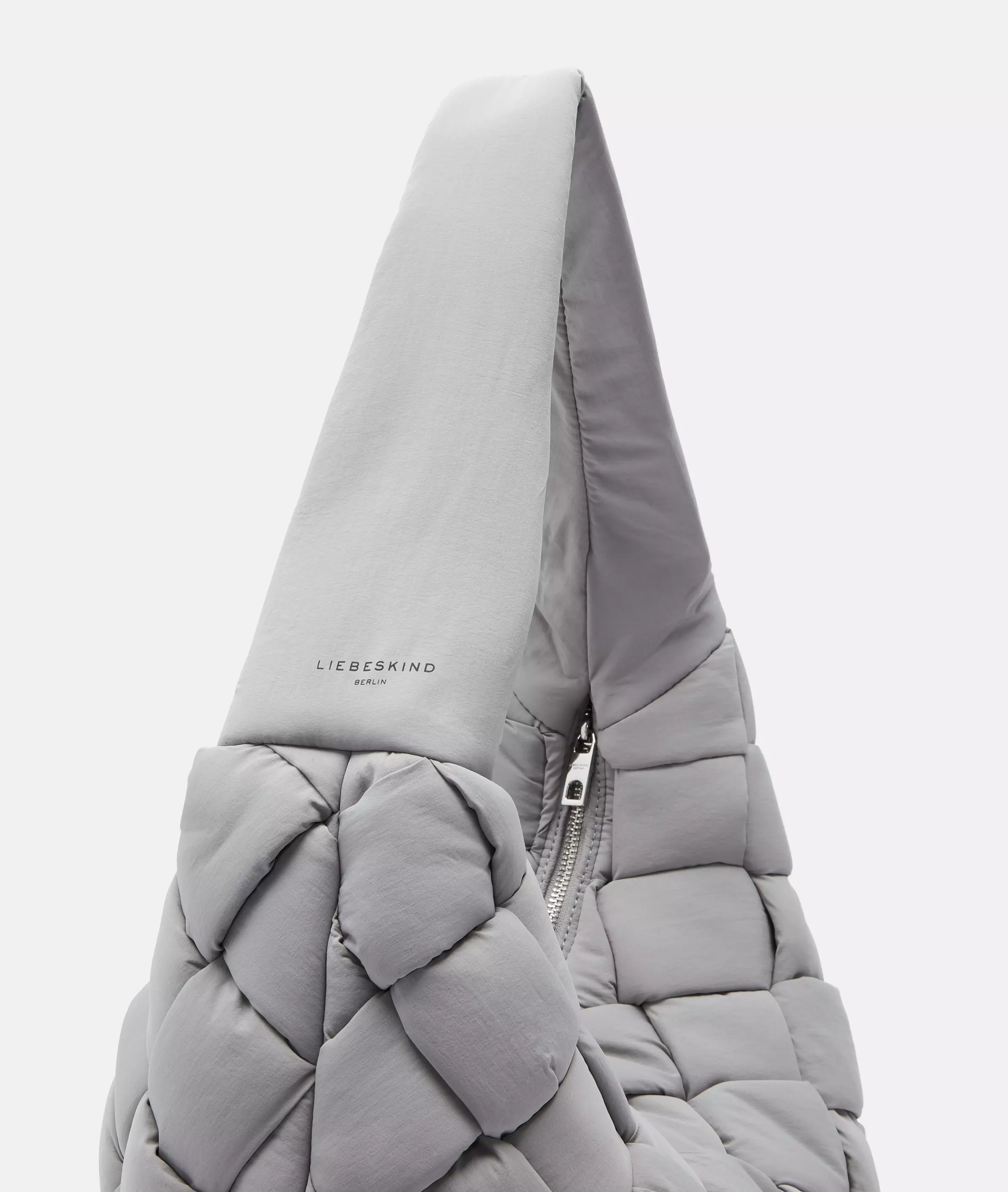 Nylon Bo Hobo L Large nylon bag with padded quilting