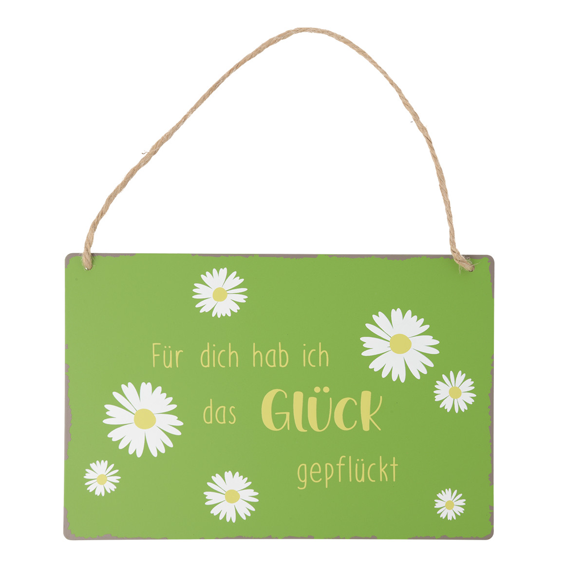 Deko-Hänger mit Spruch grün