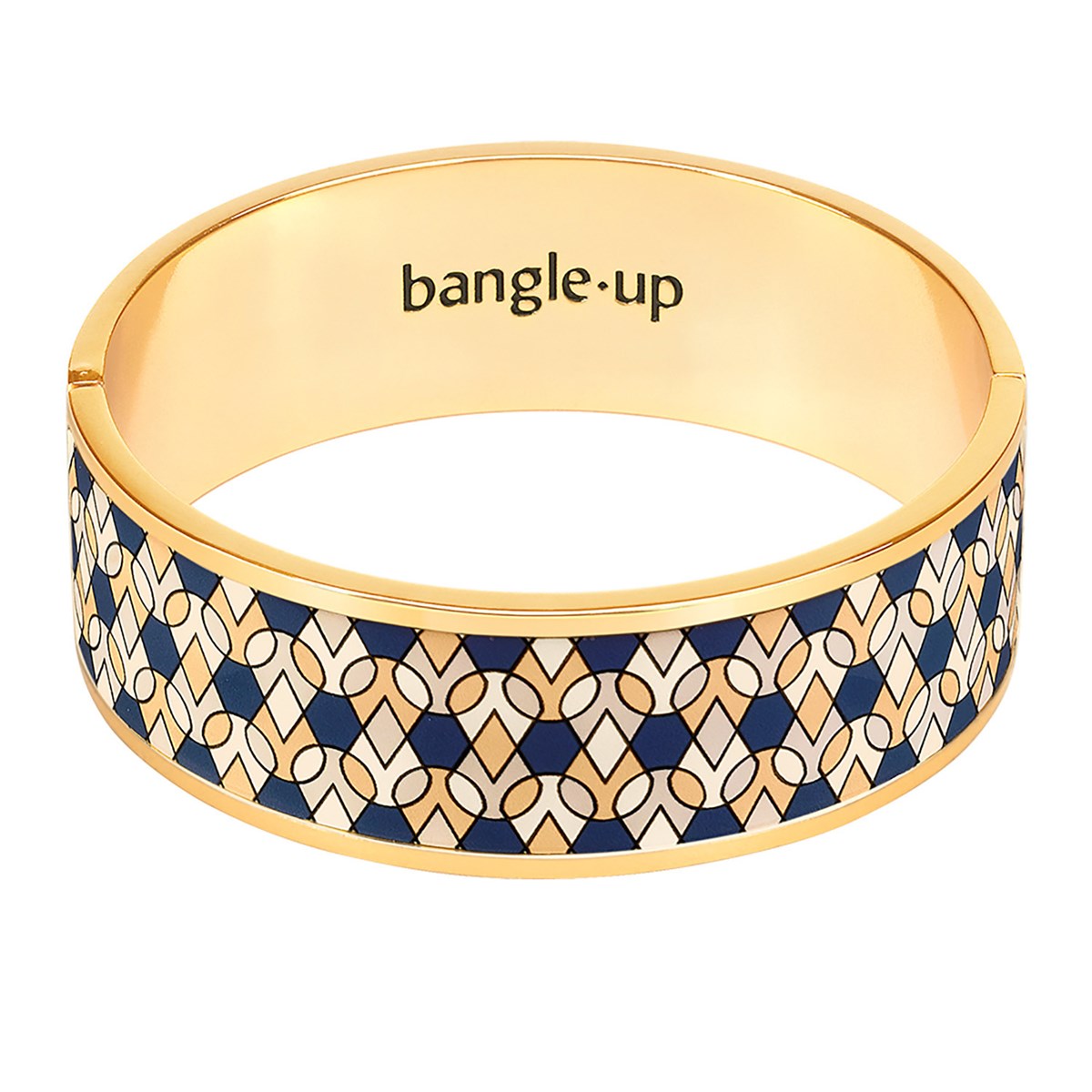 Bracelet jonc Bangle up Pinuply bleu nuitTaille 1