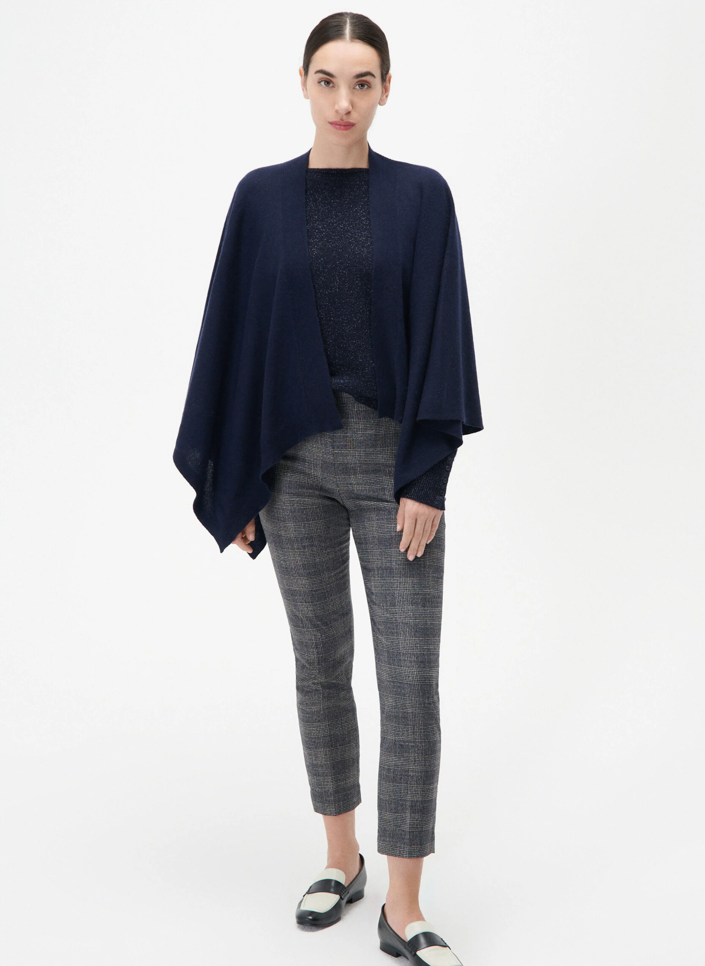 HERA - Poncho en cachemire | Bleu