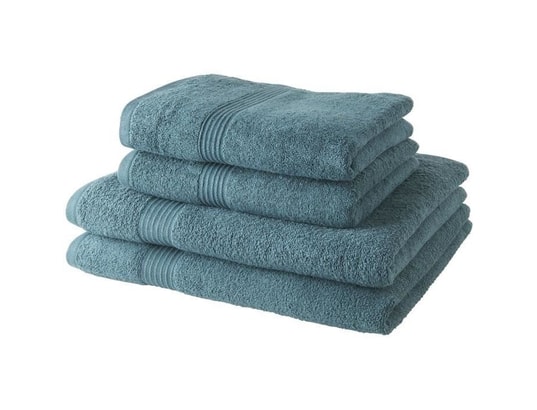 TODAY - Ensemble linge de bain 2 serviettes de bain 50x90 + 2 draps de bain 70x130 cm