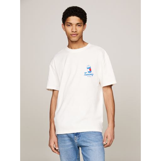 Tommy Jeans TJM Fun Novelty 2 T-shirt, Ancient White, M