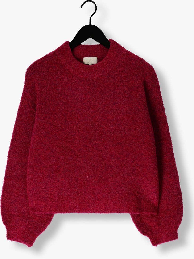 NOTRE-V fuchsia notre-v trui nv-clarice boucle knit blouse