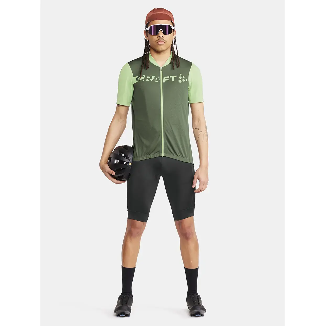 Craft Core Endur Logo Fietsshirt Korte Mouwen Groen Heren