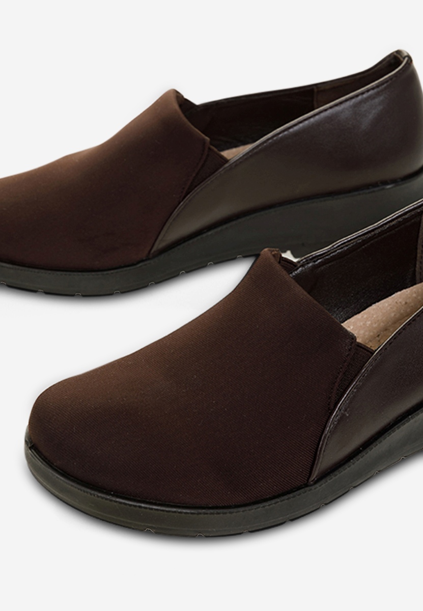 Mocassins à plateforme bruns Yanira