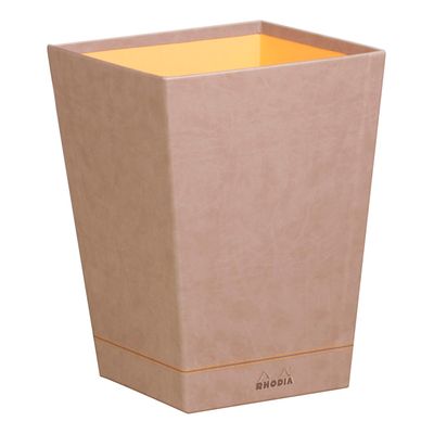 RHODIA Rhodiarama - Corbeille à papier - taupe - en polyuréthane