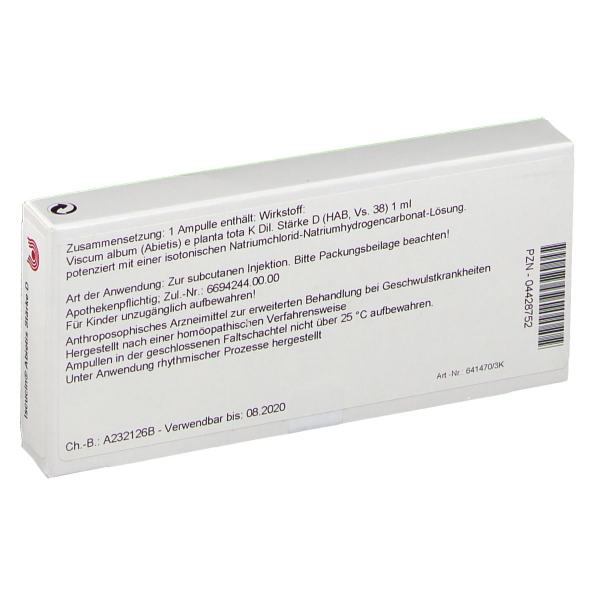WALA® Iscucin Abietis St.D Amp.