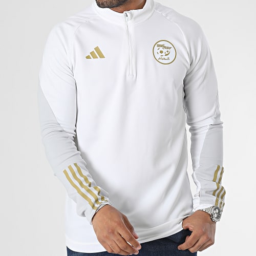 Tee Shirt Manches Longues A Bandes FAF 22 HF1457 Beige Clair