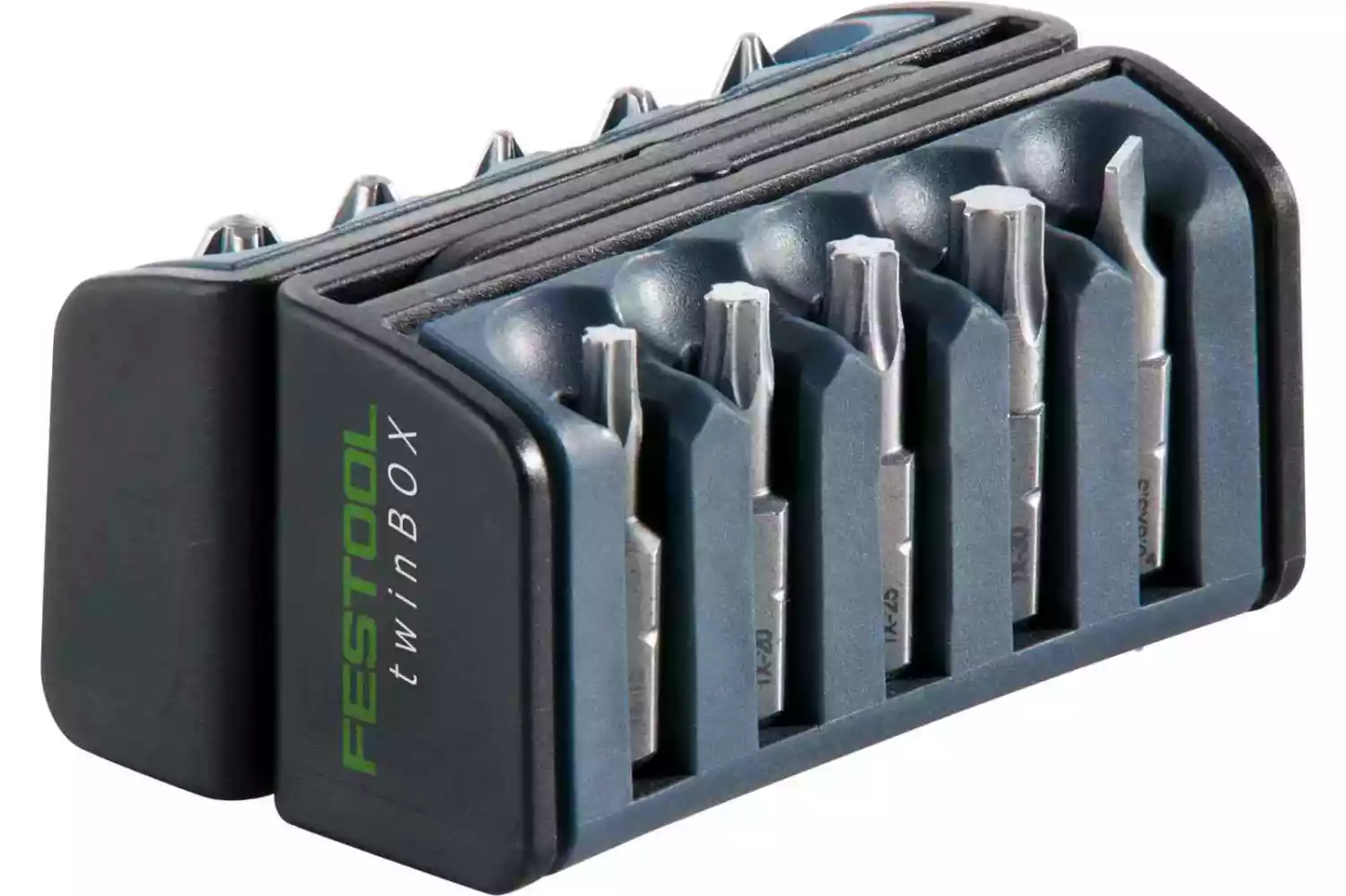 Festool BOX BB-MIX 10 Delige bitset - PH1/2 - PZ1/3 - SZ0,8x5,5 - TX15-30