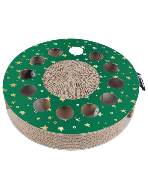 District 70 X-Mas Star - Kattenspeelgoed - Groen