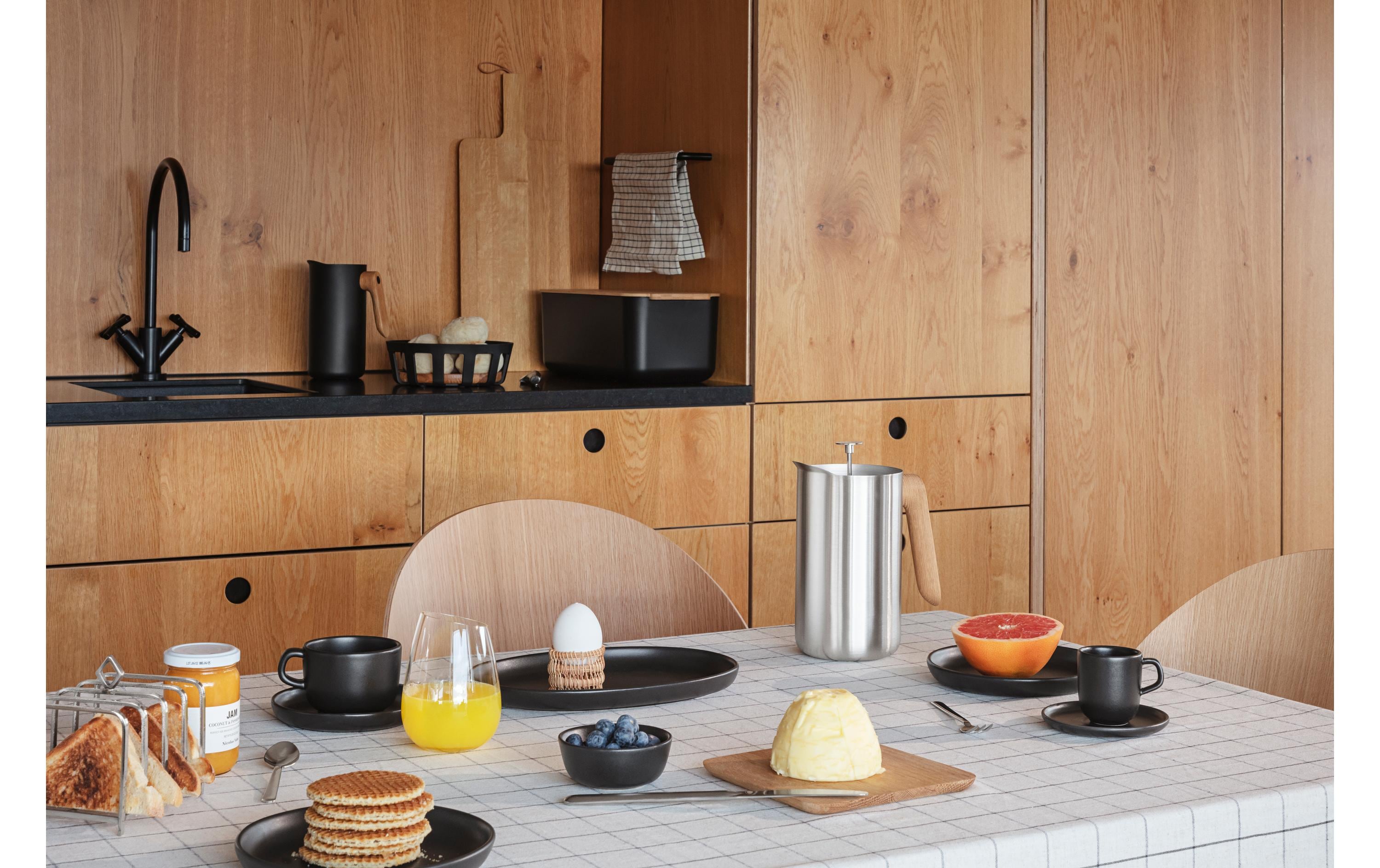 Speiseteller Nordic Kitchen 26 x 18.5 cm, 4 Stück,Schwarz<br>Essteller Set