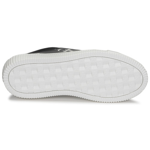 Calvin Klein Jeans - CHUNKY CUPSOLE LACEUP MON LTH WN - Noir / Blanc