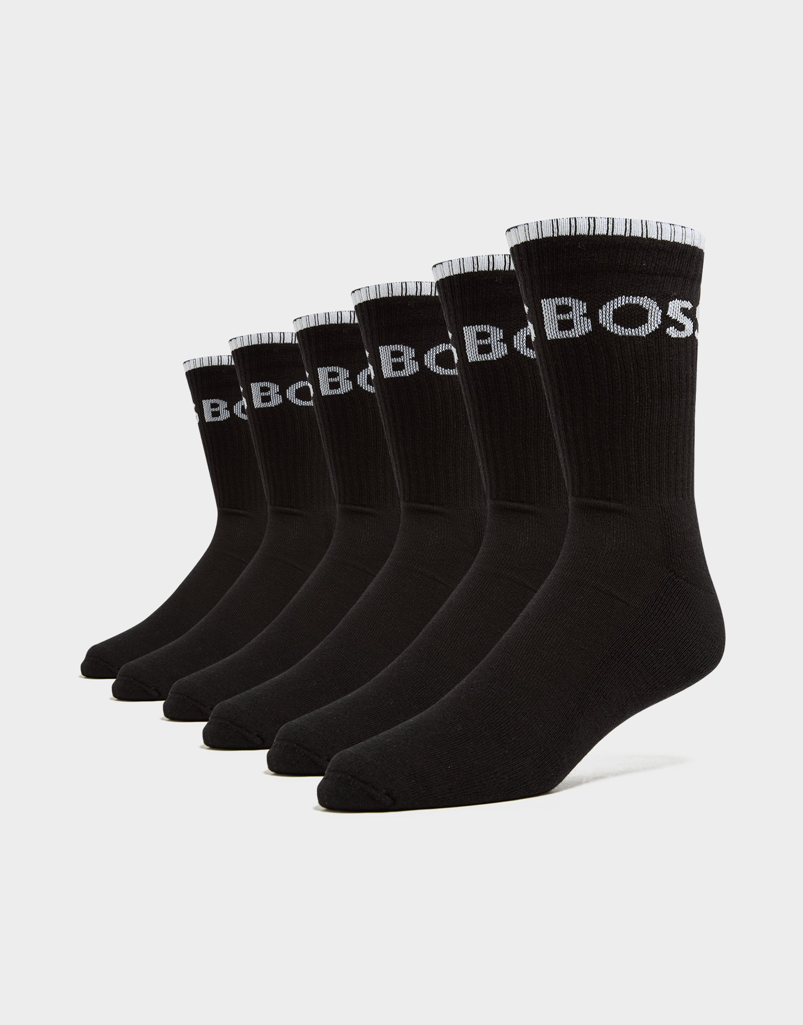 BOSS Lot de 6 paires de chaussettes Homme