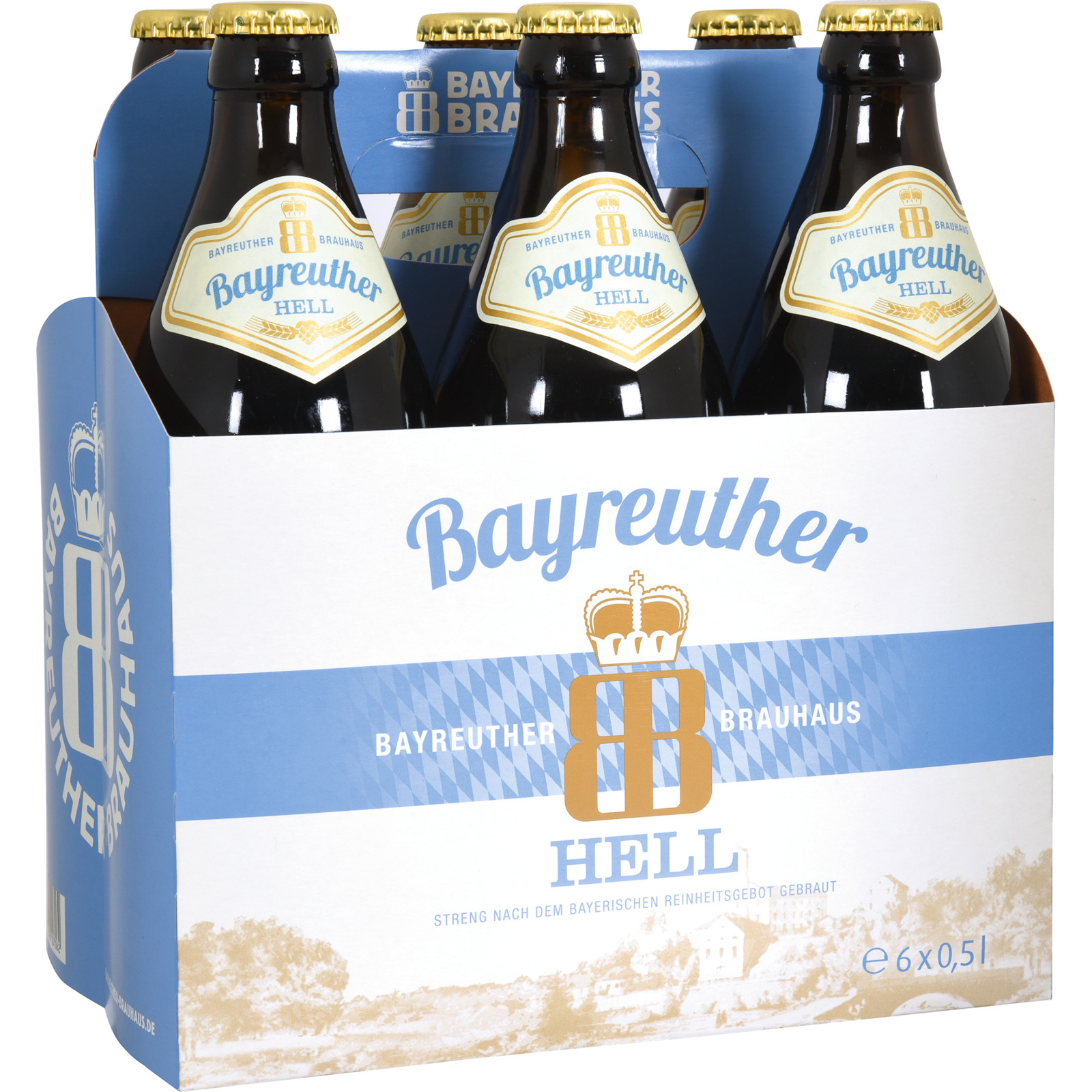 Bayreuther Bier Hell 6x50cl Glas