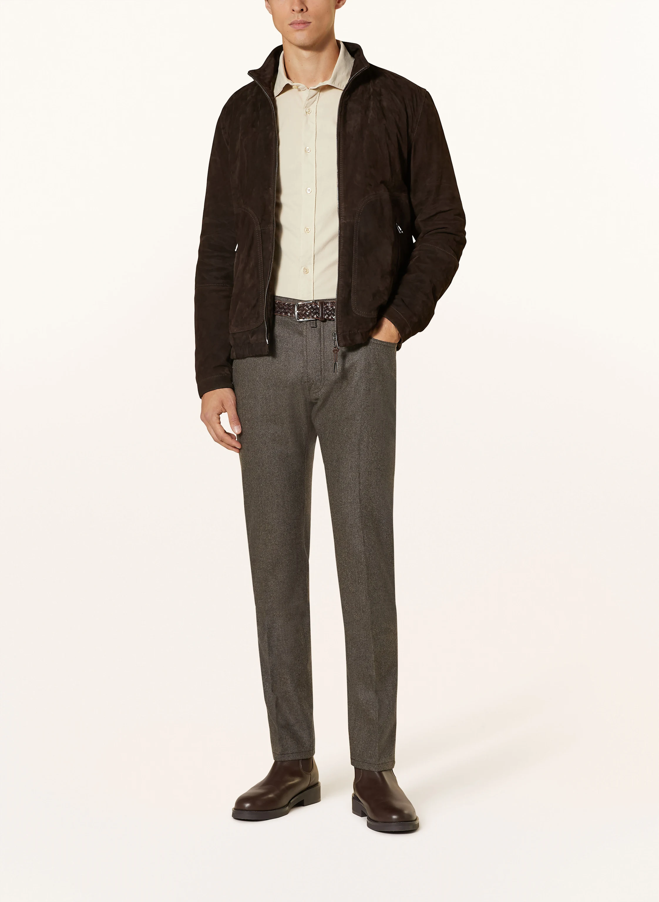 JACOB COHEN Flanellhose Slim Fit