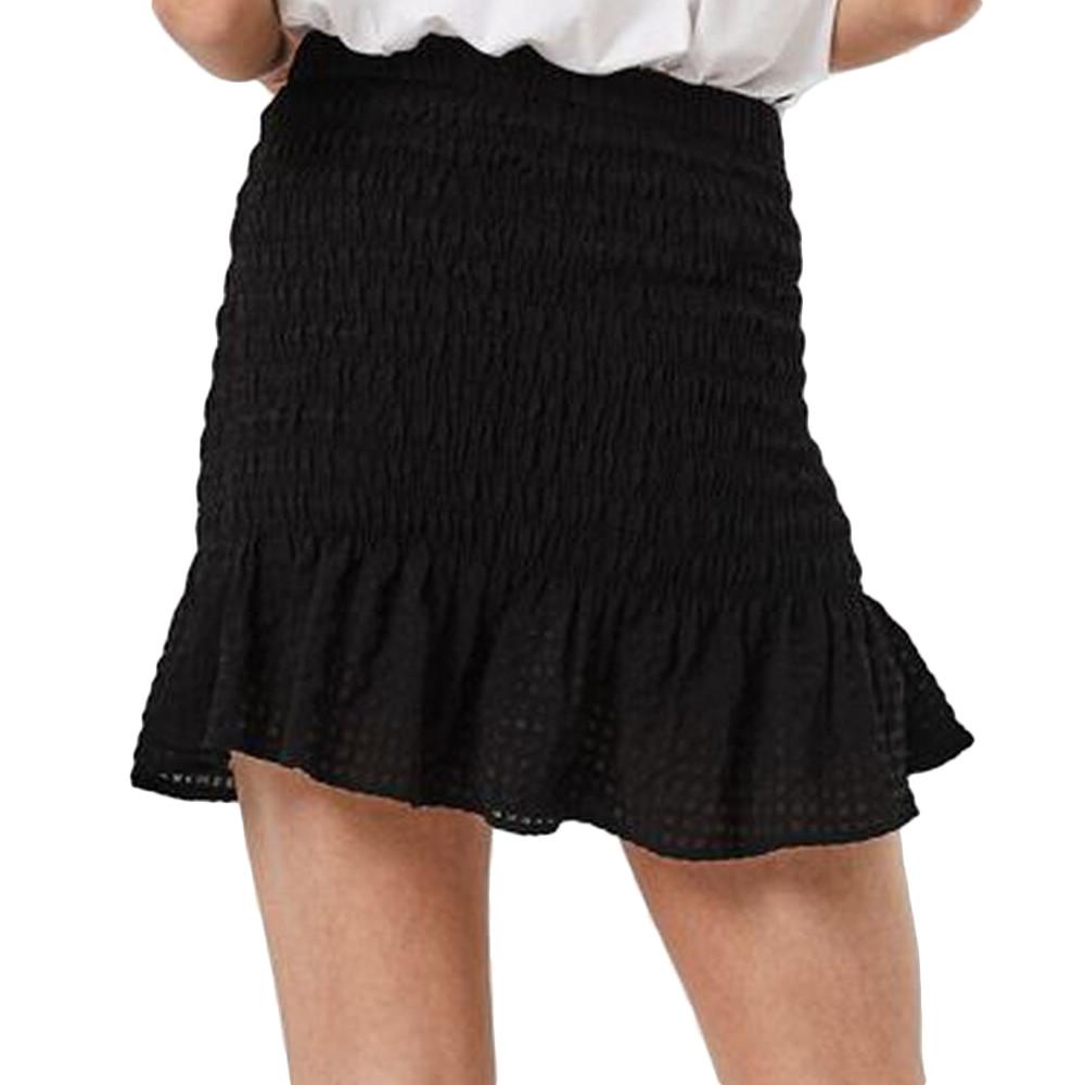Vero Moda Jupe Smock Noir Femme Vero Moda Hollo