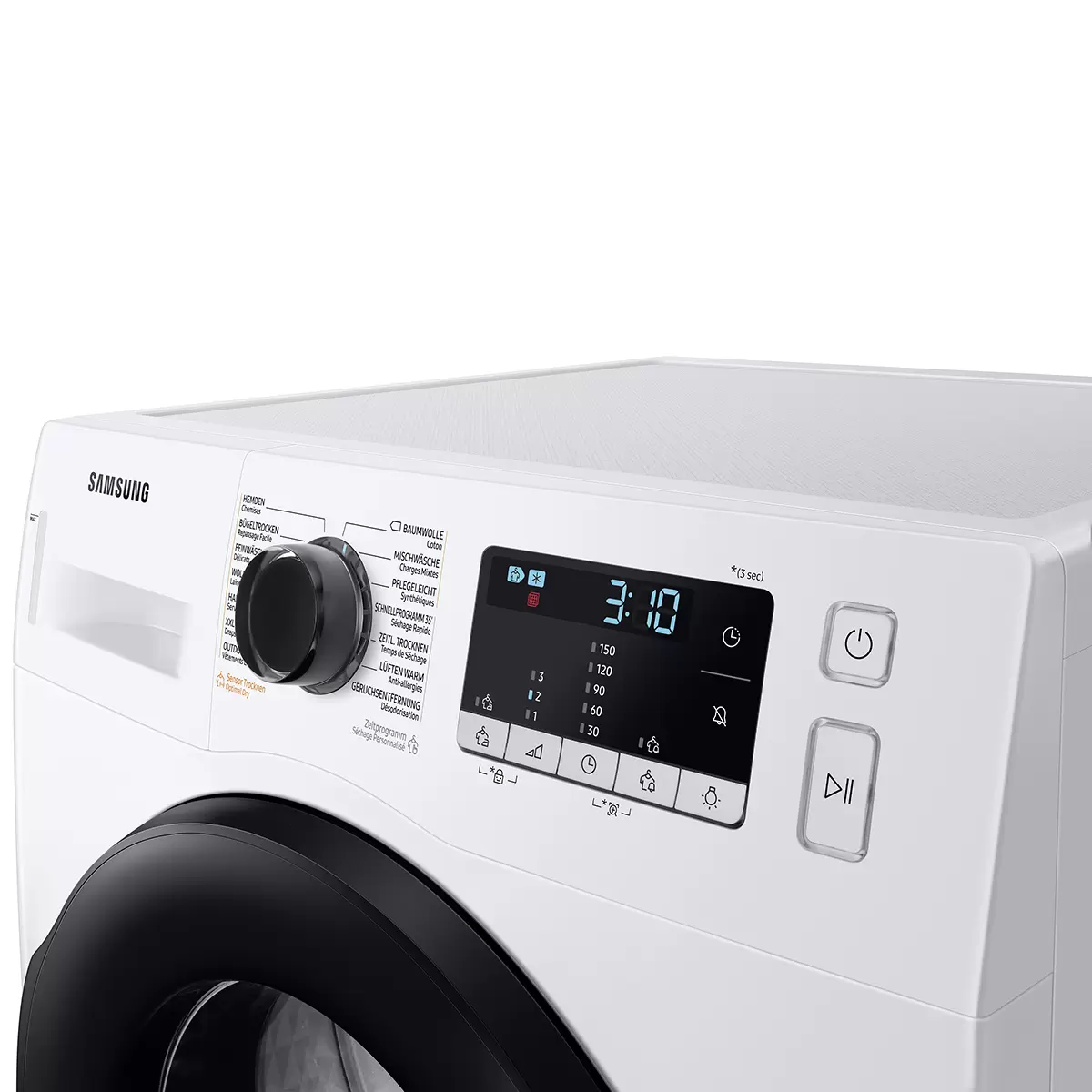 Samsung Wäschetrockner DV80TA020AE/WS weiss,schwarz