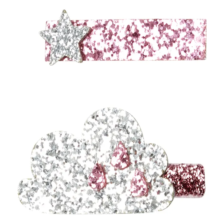 Milk x Soda Barrettes Nuage | Argenté