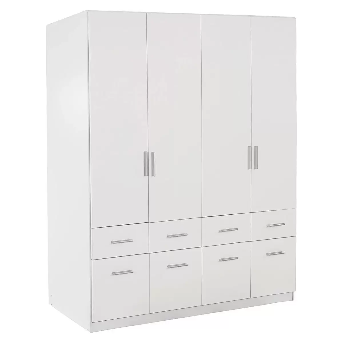 Drehtürenschrank 4- trg. Celle alpinweiss
