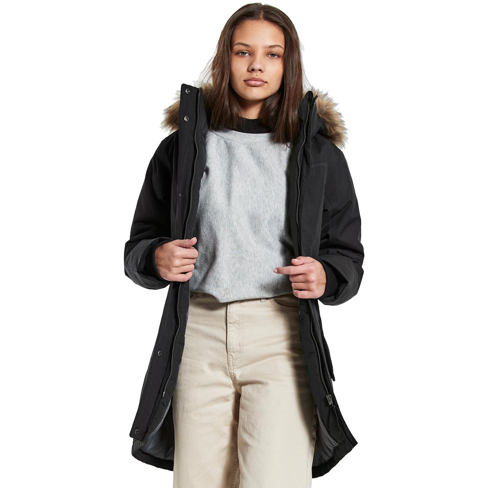 Didriksons Arina Parka Mädchen schwarz