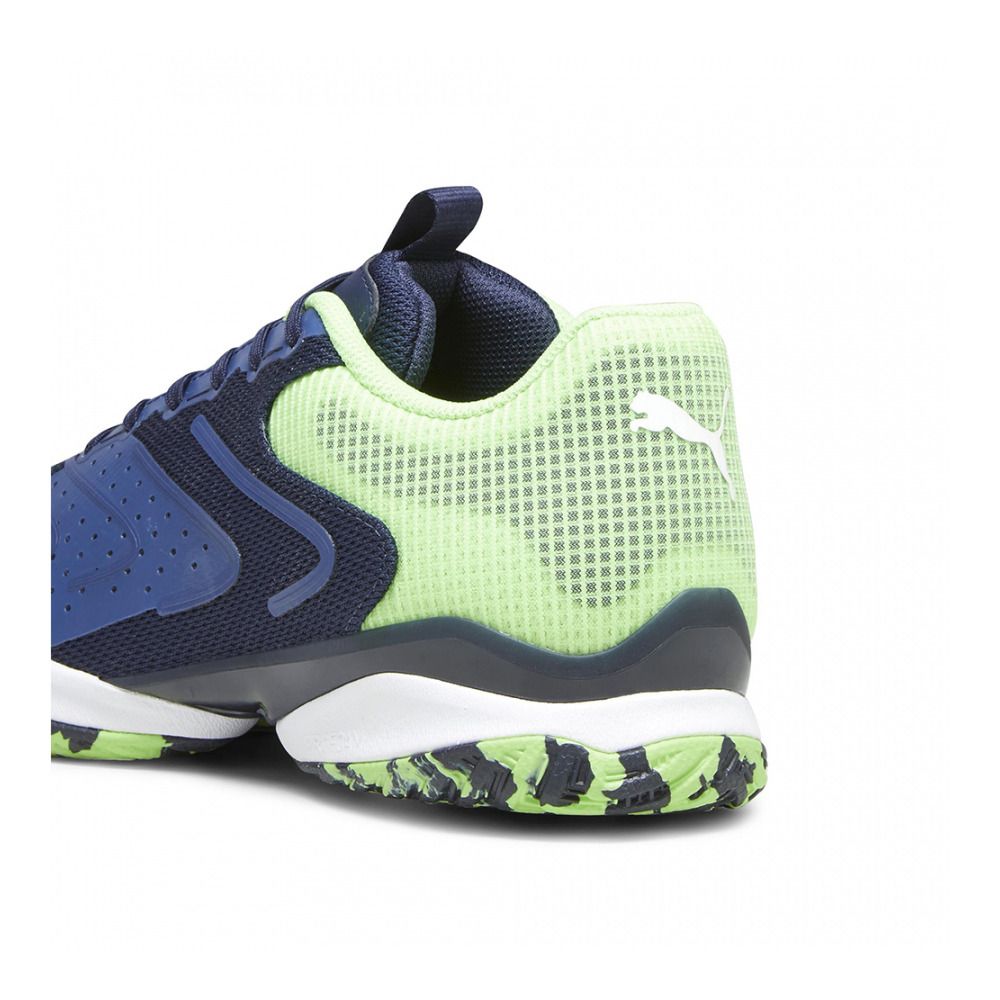 Puma SOLARATTACK RCT - Chaussures de padel Homme puma navy/fast yellow/puma white