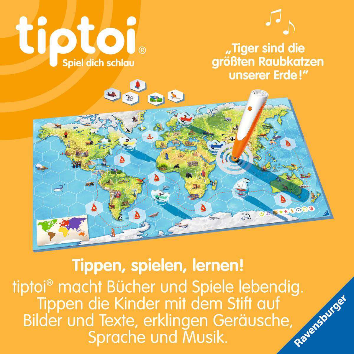 Ravensburger Spiel tiptoi® Unsere Reise um die Welt