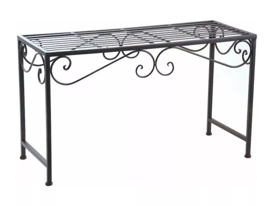 Sellettes porte-plantes en métal vieilli (Lot de 2)
