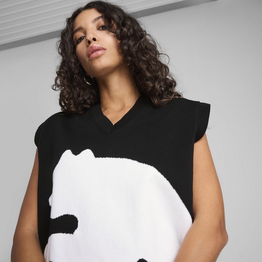 Puma FUTURE.PUMA.ARCHIVE Relaxed Fit Strickweste mit Grafik