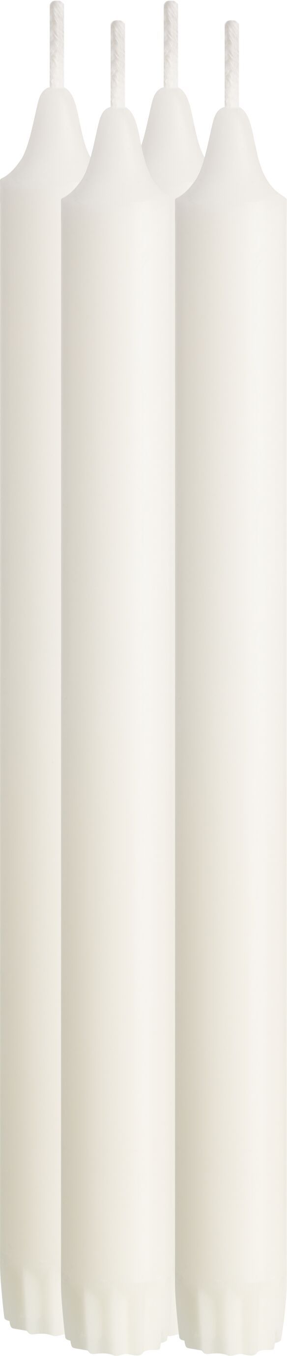 ORGANIC Stabkerze - Weiss / H: 24.0 cm