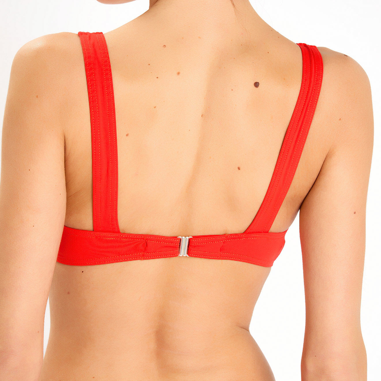 Iodus Haut de maillot de bain triangle Zenais orange sanguine