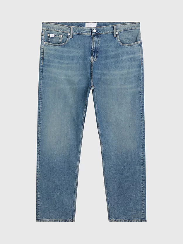Calça jeans afunilada plus size