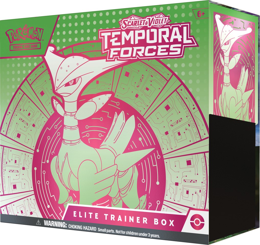 Pokémon - SV5 Temporal Forces Elite Trainer Box - Iron Leaves (POK85657)