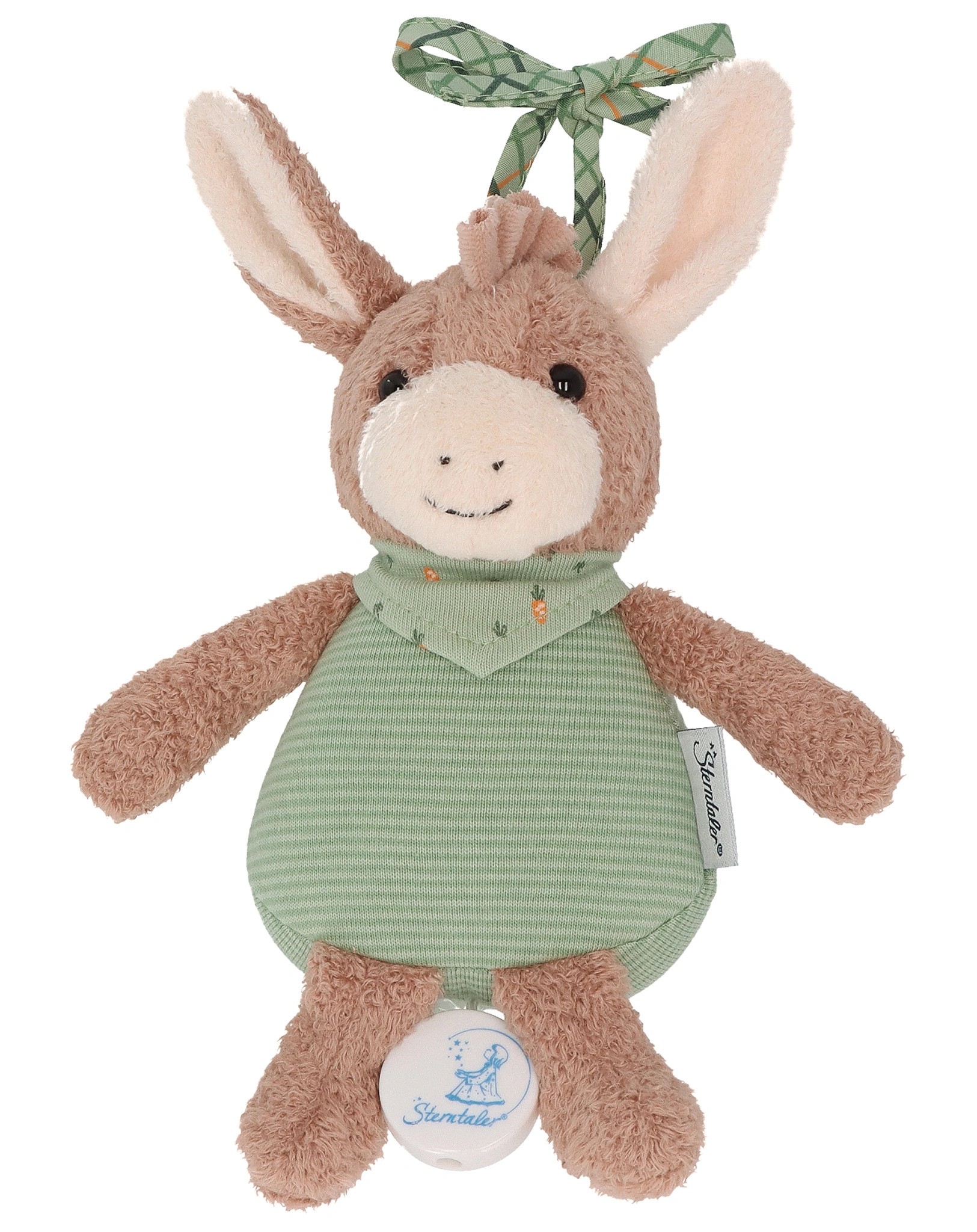 Spieluhr ESEL EMMILIUS (19 cm) in grün