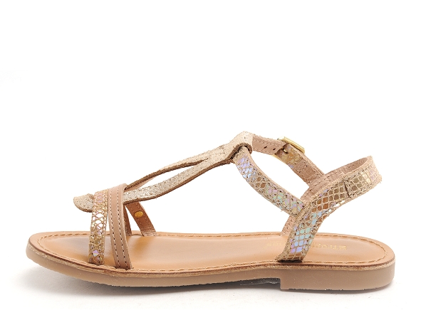 Les tropeziennes nu pieds enfant bada e beige