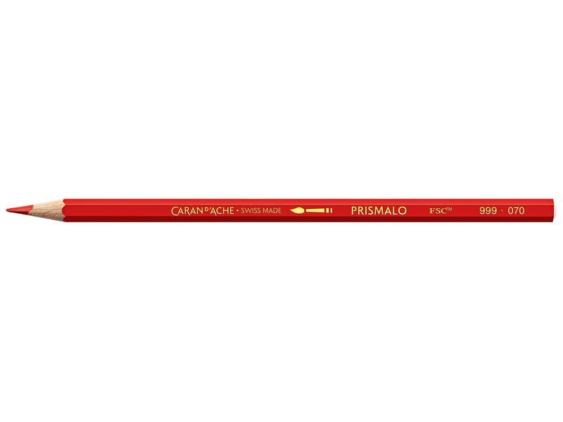 Caran d'Ache Farbstifte Prismalo 3 mm, 1 Stück, Scharlachro Wasservermalbare Buntstifte
