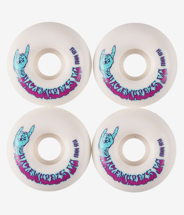 Haze Hand Of Doom Round Rollen (white blue) 58mm 101A 4er Pack