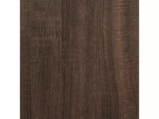 Buffet chêne marron 60x31x70 cm bois d'ingénierie