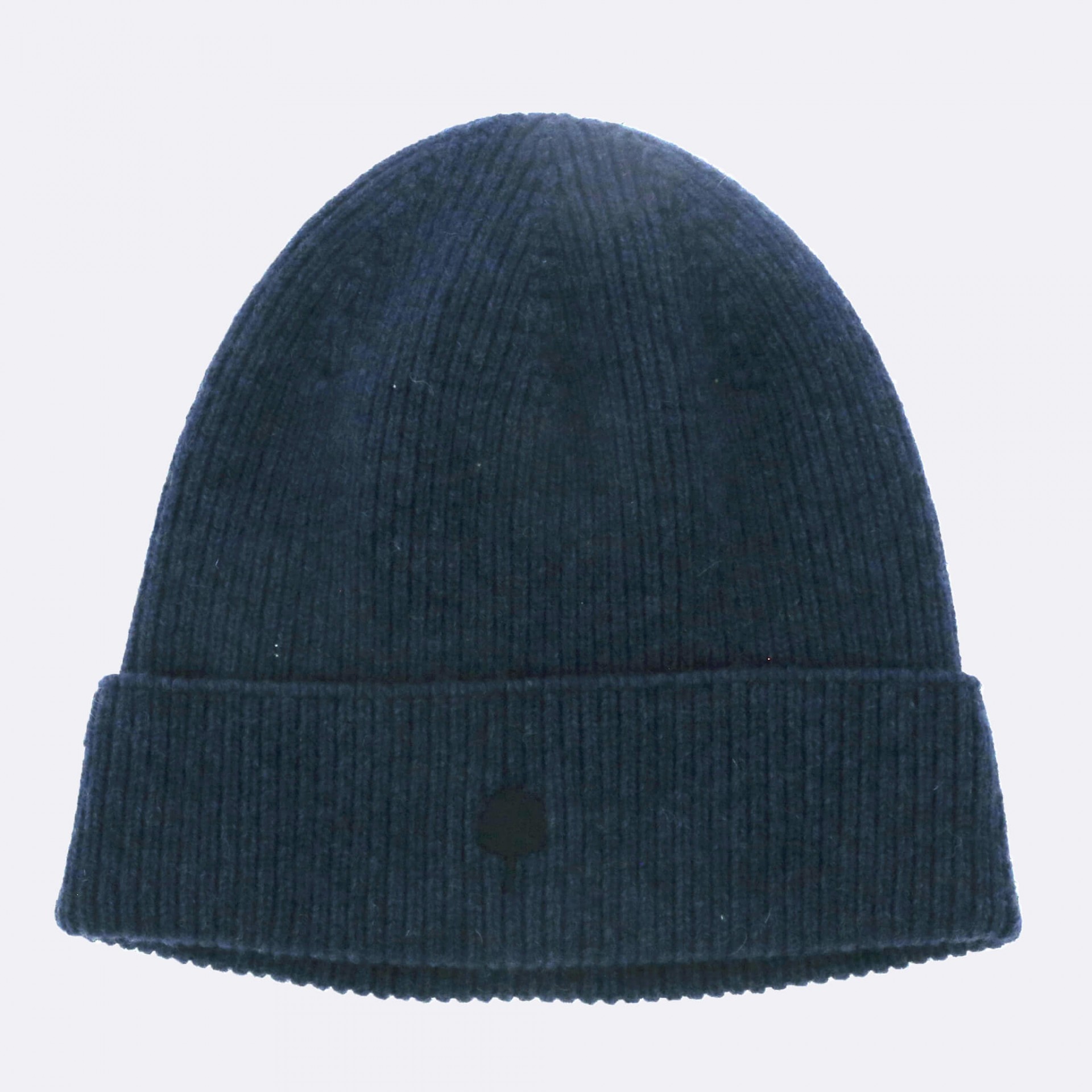 Bonnet marine chiné laine et polyamide recyclé - modèle Beany