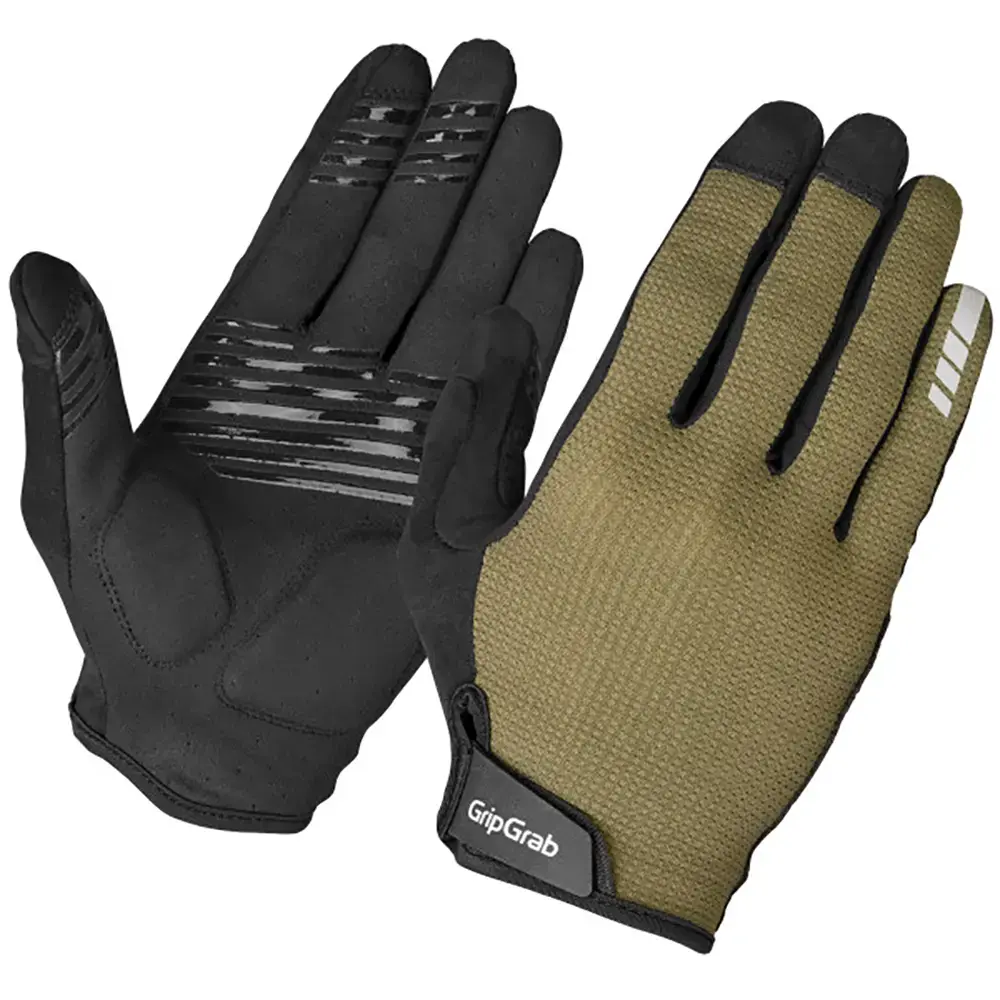 GripGrab EXPLR RC Max Padded MTB Zomer Fietshandschoenen Lange Vingers Groen